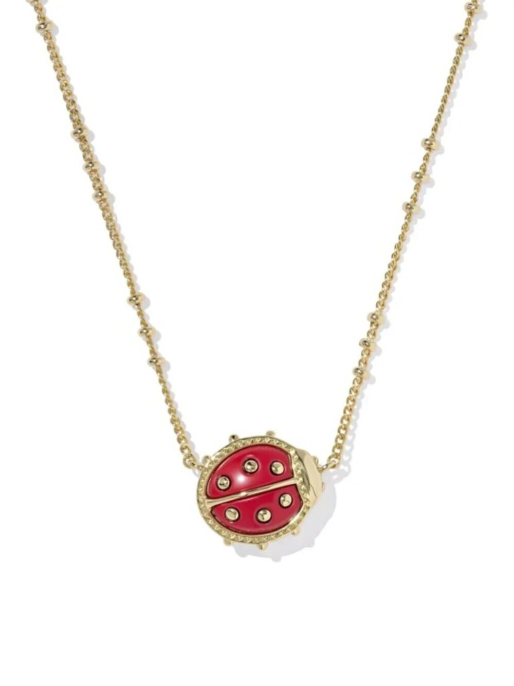 Kendra Scott x Ladybug Gold Short Pendant Necklace